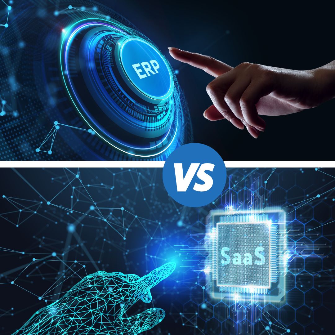 difference between saas and erp